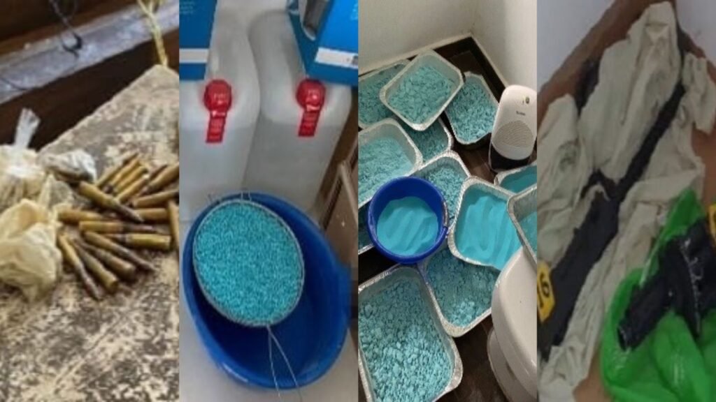 FGR aseguró armamento y narcóticos durante cateo en Sinaloa
