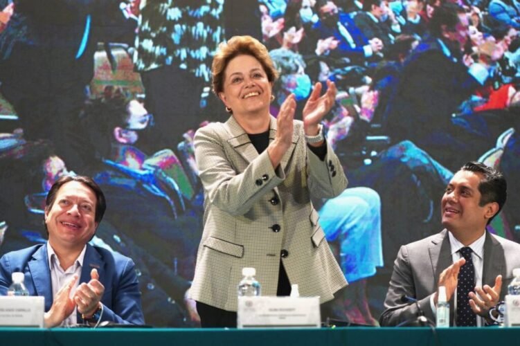 Se reúne la brasileña Dilma Rousseff con diputados de Morena, PT y PVEM para hablar sobre reforma eléctrica
