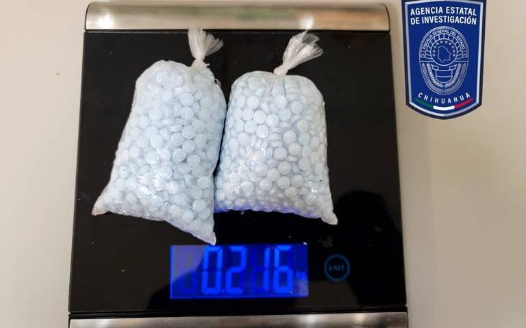 Aseguran 5.1kg de cristal y mil pastillas de fentanilo en una vivienda en Juárez
