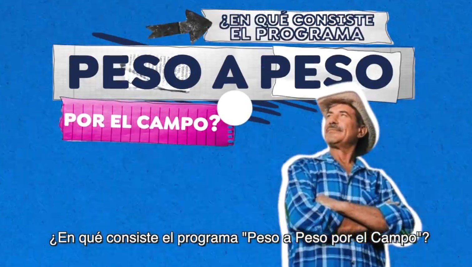 Lalo Rivera se compromete a impulsar el desarrollo del campo con el programa Peso a Peso..