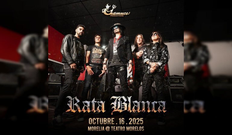 La leyenda del rock mexicano revive en Morelia: Rata Blanca regresa con su magia intacta.