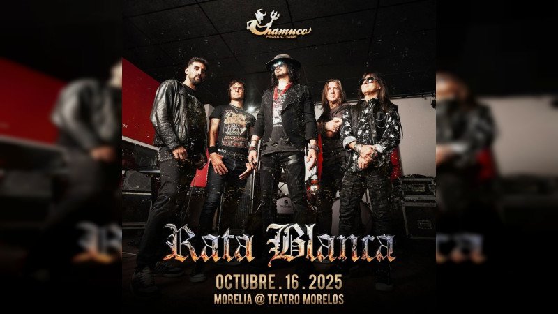 La leyenda del rock mexicano revive en Morelia: Rata Blanca regresa con su magia intacta.