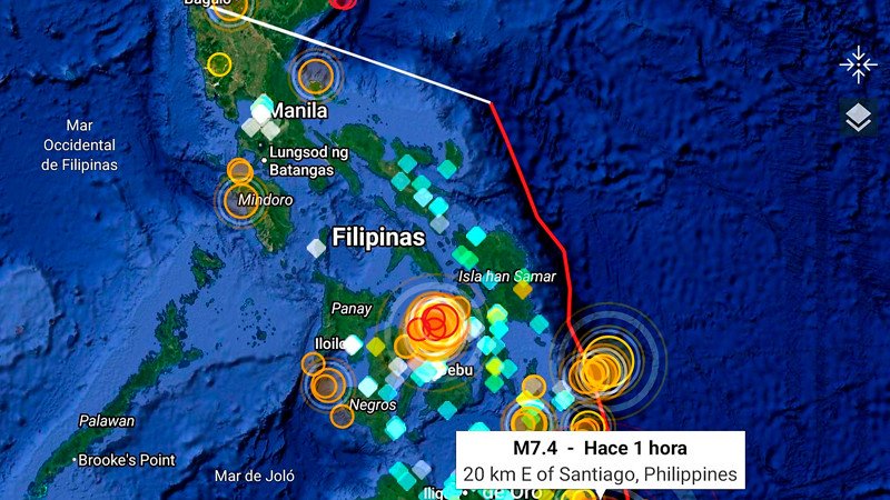 Terremotos de gran intensidad golpean Filipinas, dejando un rastro de devastación y pérdida de vidas: situación actualizada.